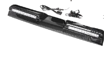 Spoiler Dianteiro com LED | Tank 300