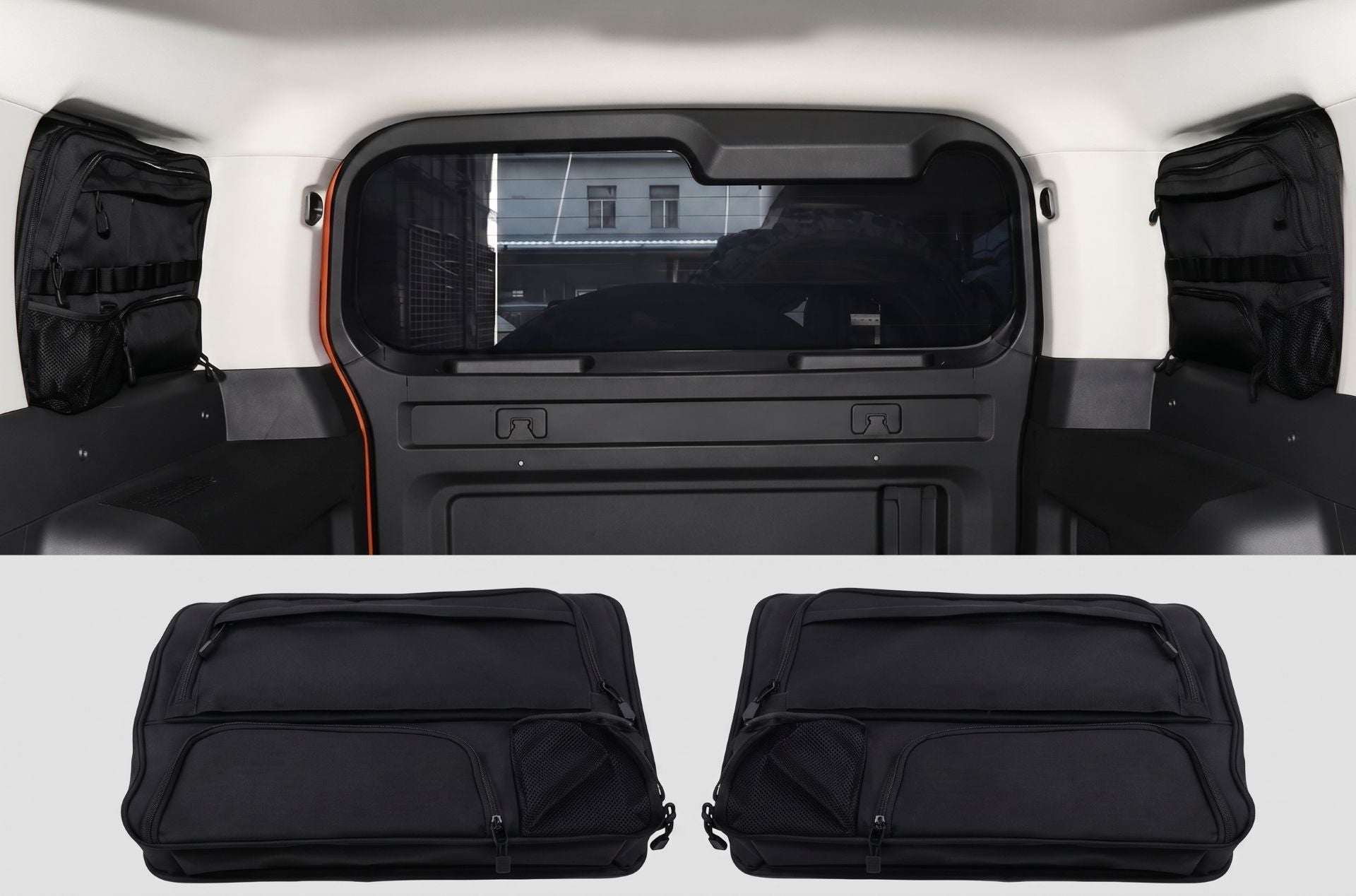Par Bolsas Organizadoras Porta Malas Vidro Traseiro (Esquerda e Direita)– GWM TANK 300