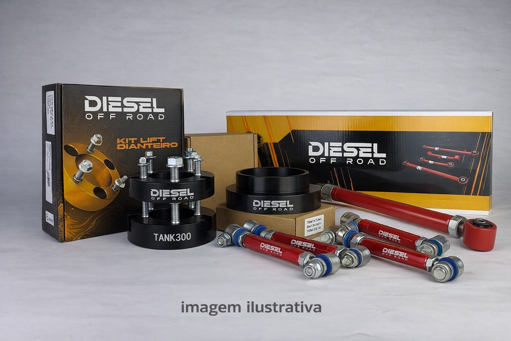 KIT LIFT 2” – ESTÁGIO 2 | GWM Tank 300 Hi4T