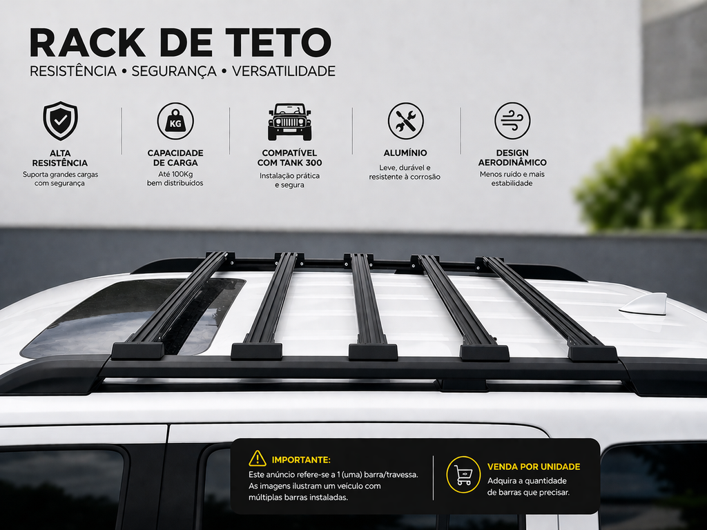 Travessa (1un) Rack de Teto Alto Modular GWM Tank 300